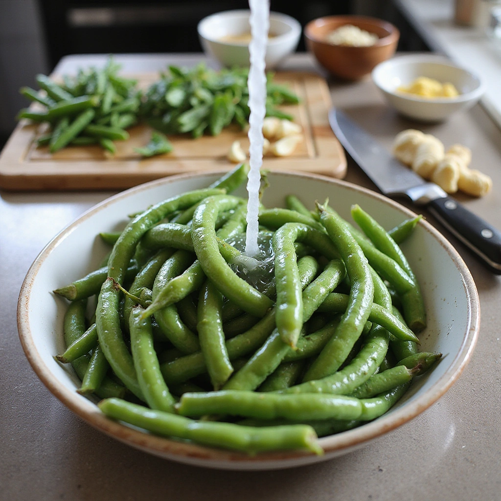 Long Green Beans Chinese Style Recipe Crispy and Savory - Step 1: Prepare Ingredients