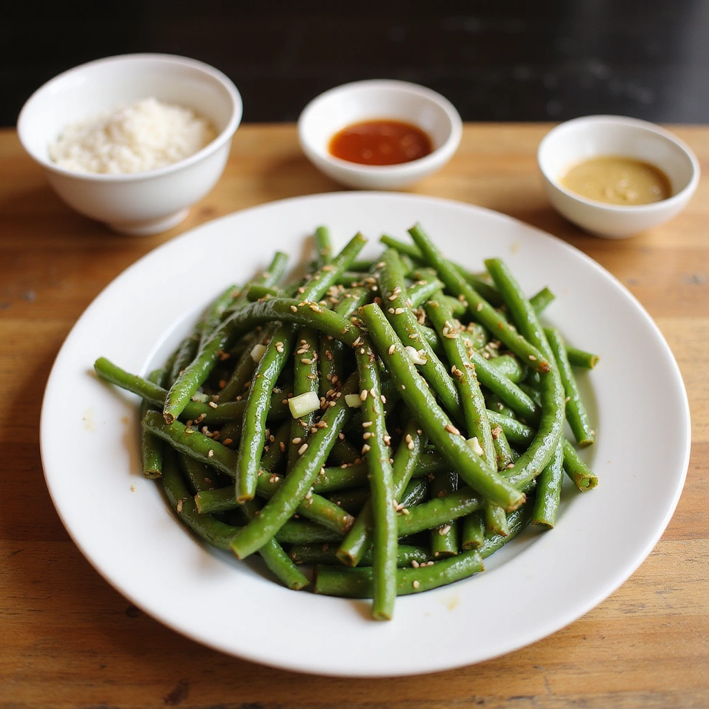 Long Green Beans Chinese Style Recipe Crispy and Savory - Step 8: Serve