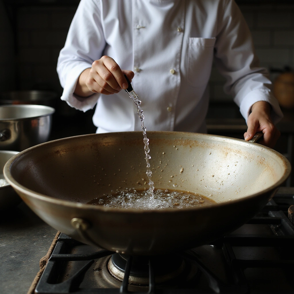Quick Chicken Fried Rice Chinese Recipe Ready in Minutes - Step 2: Heat the Wok