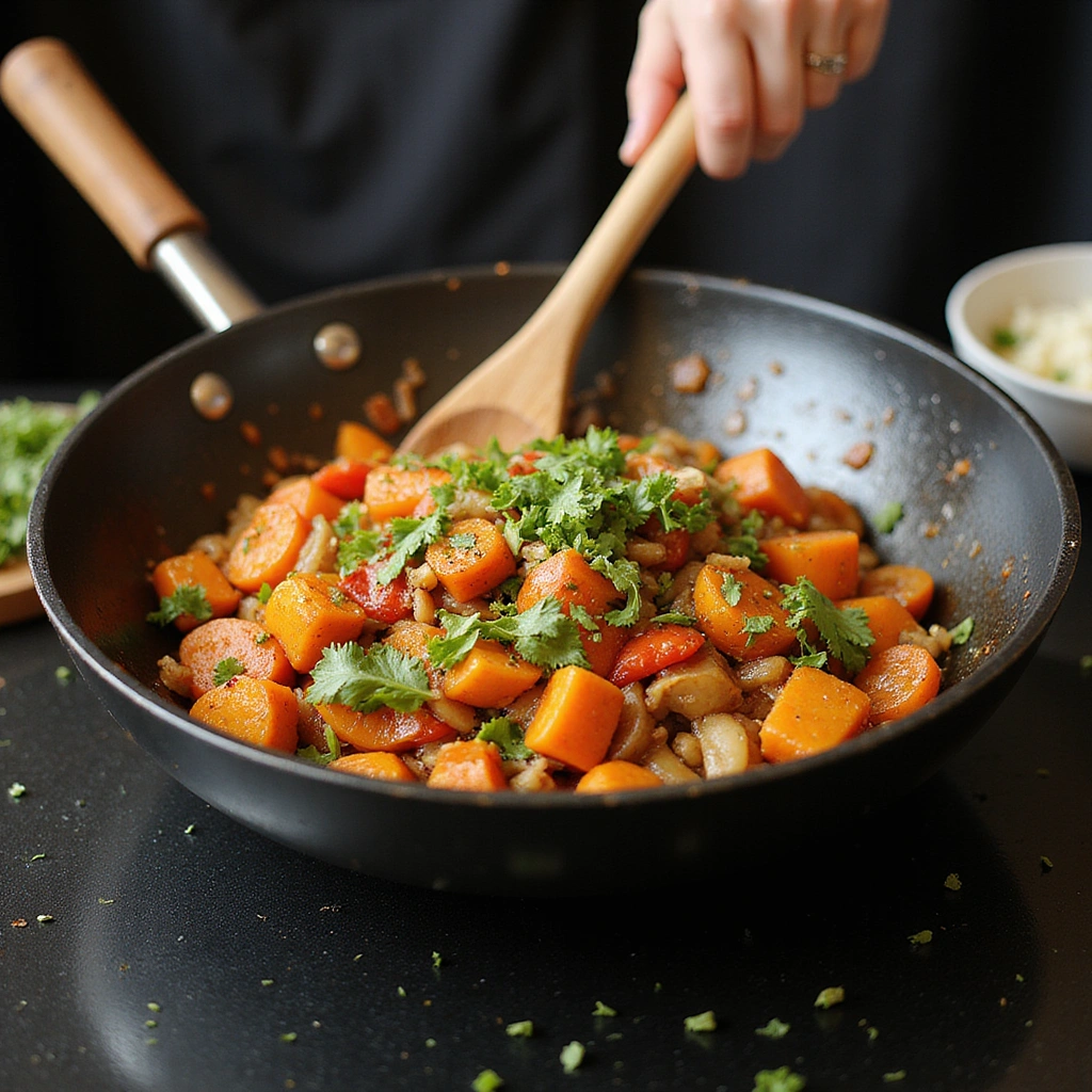 Simple Chinese Egg Noodle Stir Fry Full of Flavor 7 Simple Chinese Egg Noodle Stir Fry Full of Flavor - Step 7: Final Toss