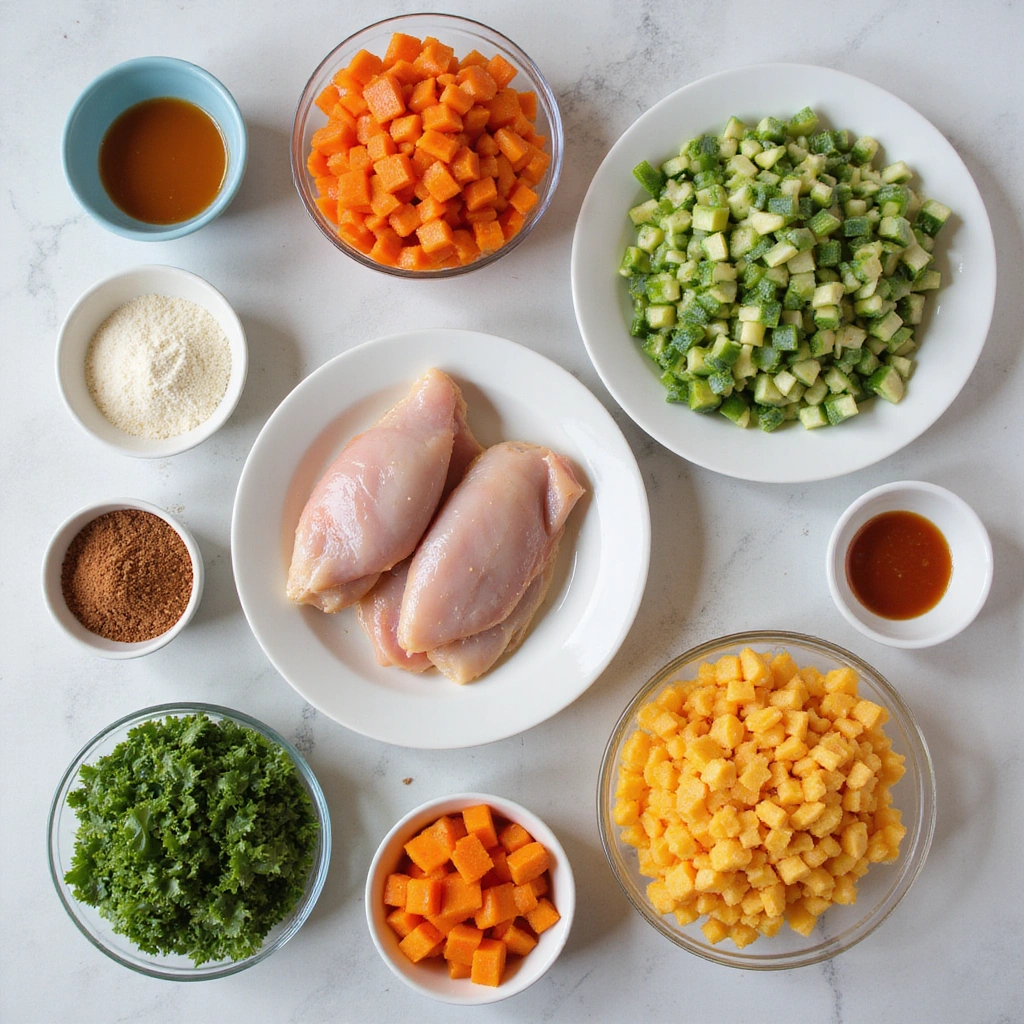 Sweet and Sour Chicken Chinese Recipe Quick and Delicious 1 Sweet and Sour Chicken Chinese Recipe Quick and Delicious - Step 1: Prepare Ingredients