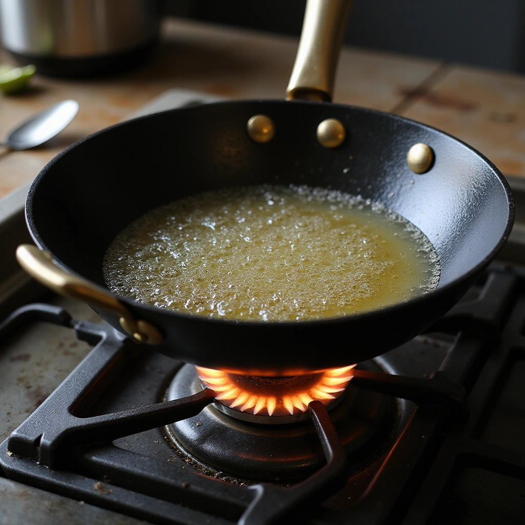 Sweet and Sour Chicken Chinese Recipe Quick and Delicious 3 Sweet and Sour Chicken Chinese Recipe Quick and Delicious - Step 3: Heat the Wok