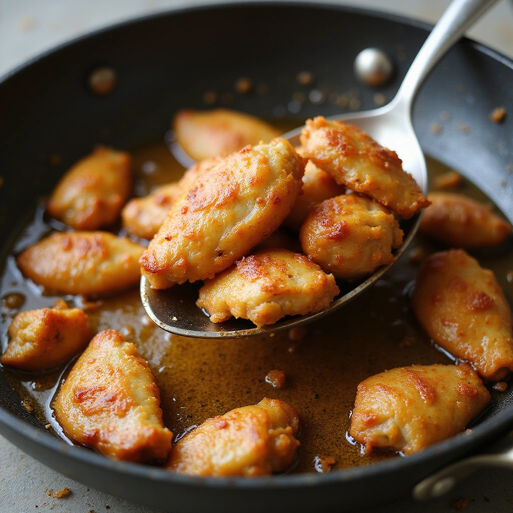 Sweet and Sour Chicken Chinese Recipe Quick and Delicious 4 Sweet and Sour Chicken Chinese Recipe Quick and Delicious - Step 4: Fry the Chicken