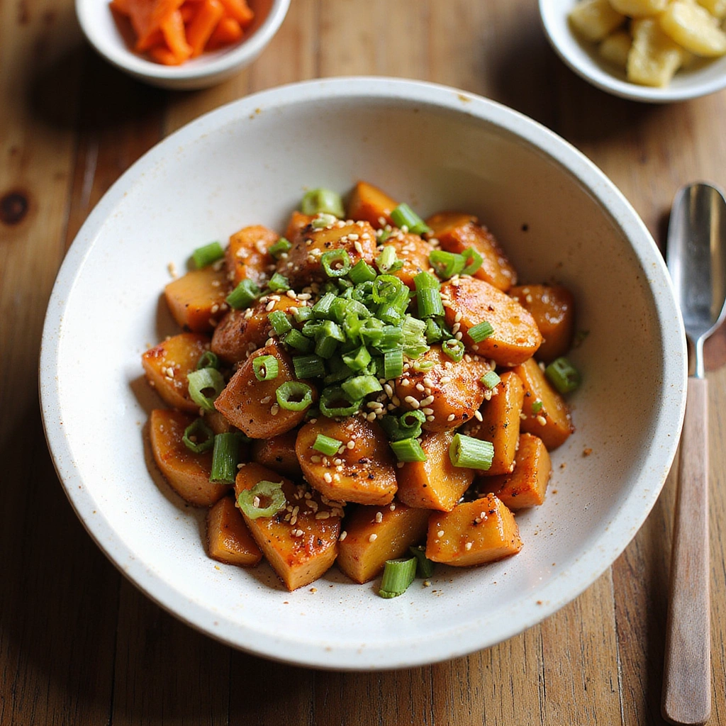 Vegan Chinese New Year Recipes Colorful Festive and Delicious - Step 7: Garnish and Enjoy