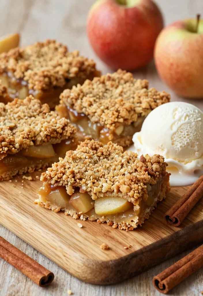 10 Easy 8x8 Dessert Recipes Perfect for Small Batches - 6. Apple Cinnamon Crumble Bars 1