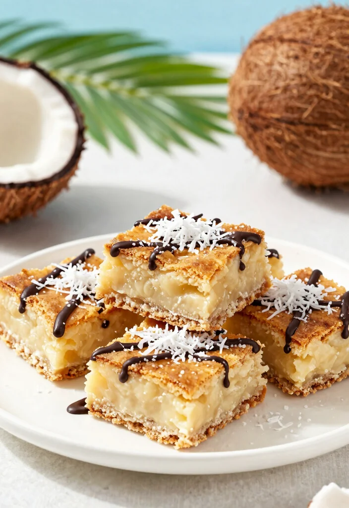 10 Easy 8x8 Dessert Recipes Perfect for Small Batches - 7. Coconut Macaroon Bars 1