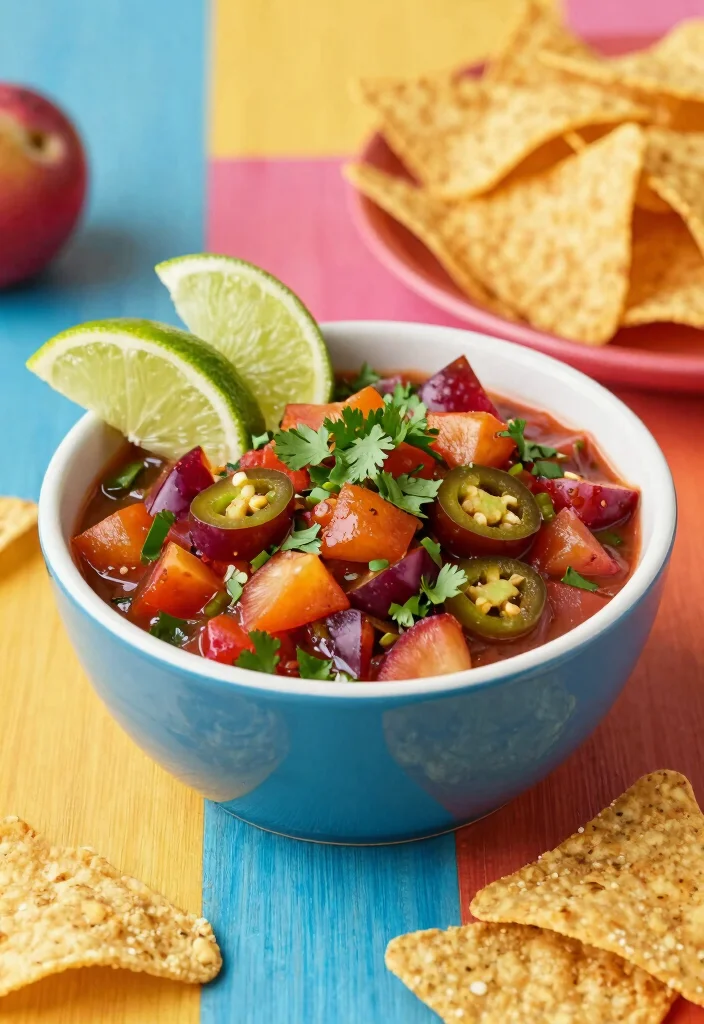 10 Healthy Plum Recipes for Light Seasonal Eating 45 10 Healthy Plum Recipes for Light Seasonal Eating - 5. Spicy Plum Salsa 1