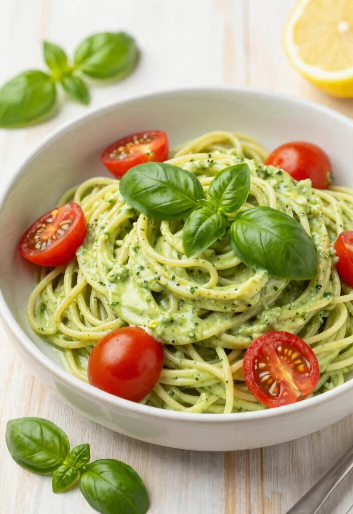 10 Healthy Recipe Videos for Easy Step by Step Cooking - 2. Creamy Avocado Pasta 1