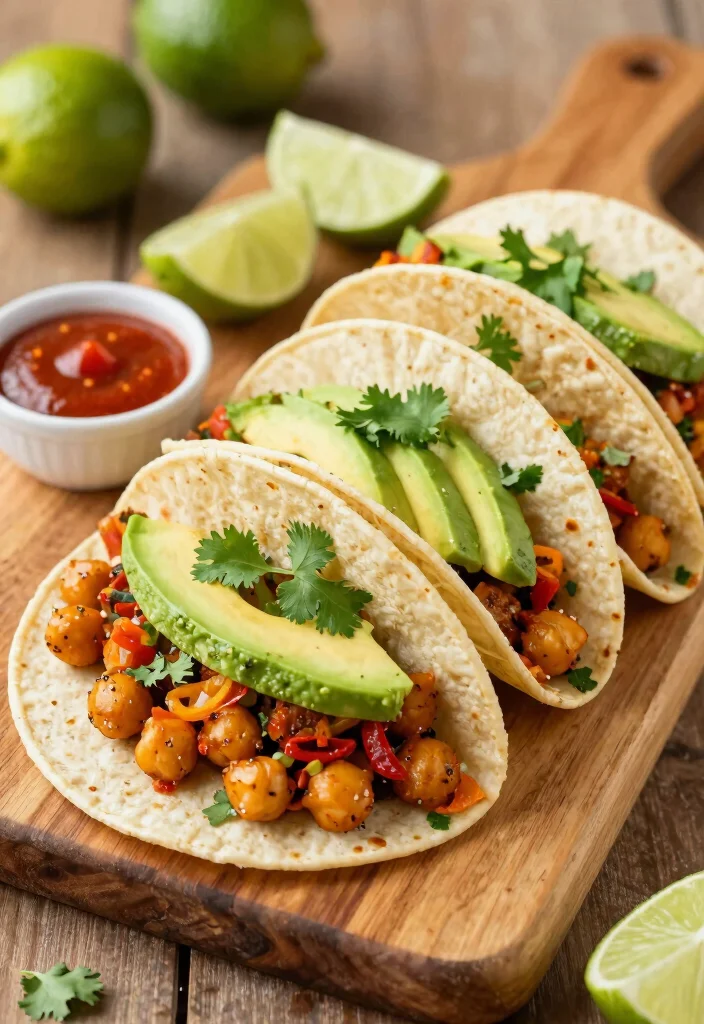 10 Healthy Recipe Videos for Easy Step by Step Cooking - 3. Spicy Chickpea Tacos 1