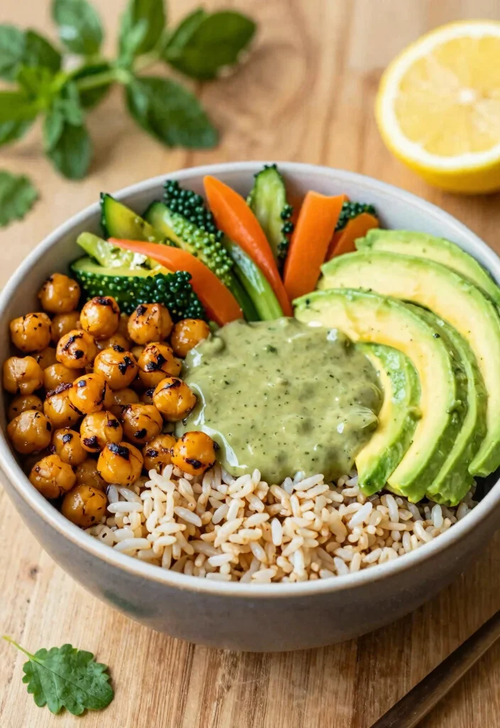 10 Healthy Recipe Videos for Easy Step by Step Cooking - 5. Vegan Buddha Bowl 1