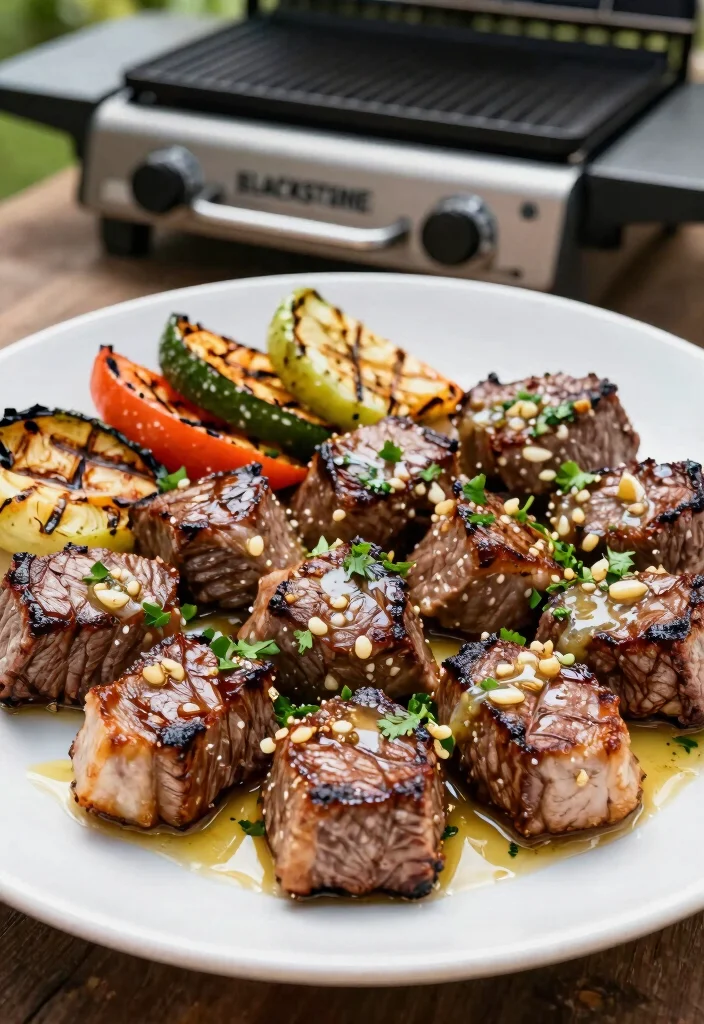 10 Keto Blackstone Recipes for Fast Outdoor Cooking 79 10 Keto Blackstone Recipes for Fast Outdoor Cooking - 8. Garlic Butter Steak Bites 1