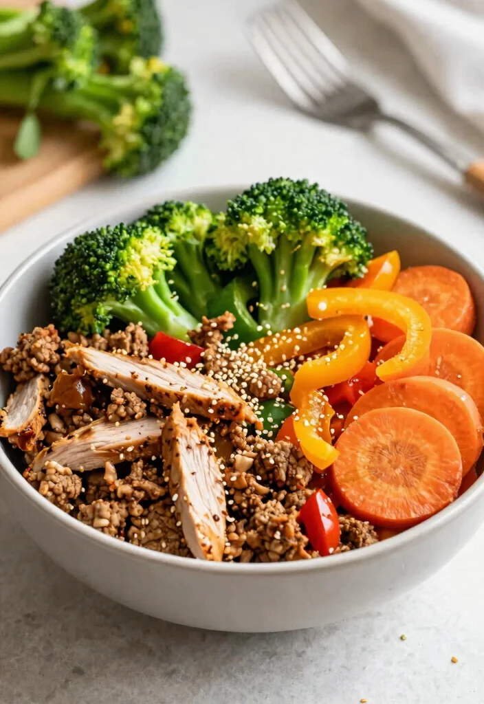 10 Keto Bowl Recipes for Quick Low Carb Meals - 4. Turkey Veggie Power Bowl 1