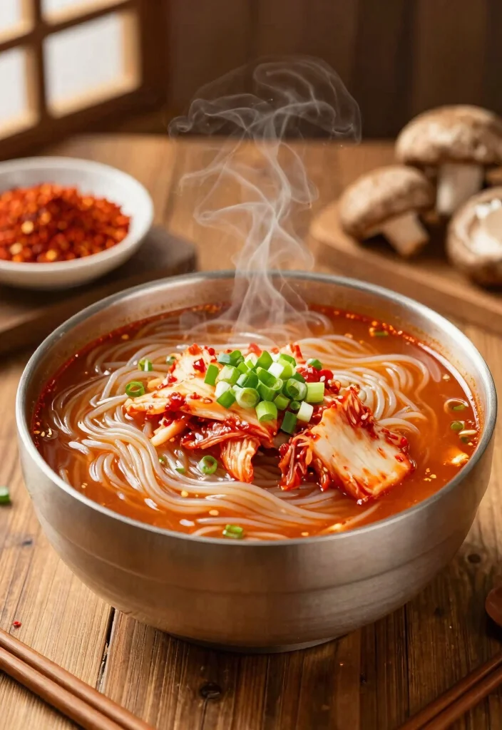 10 Keto Egg Noodle Recipes for Comfort Style Low Carb Meals - 4. Spicy Kimchi Egg Noodle Soup 1