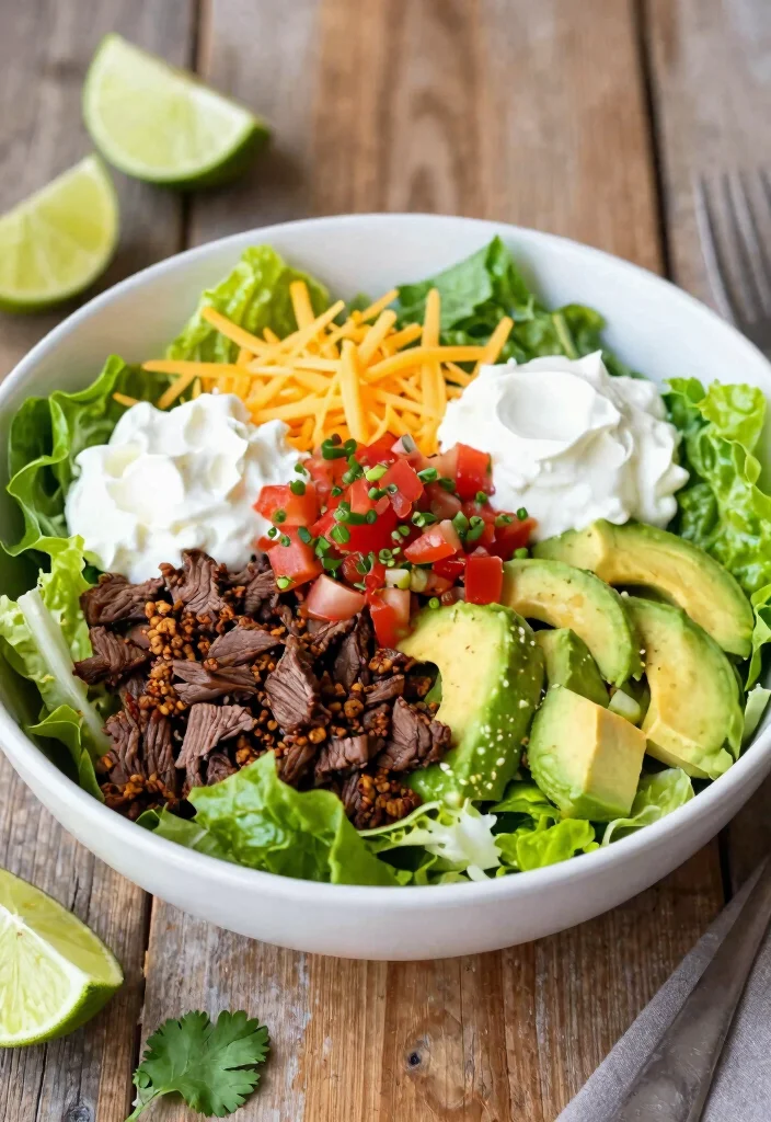 10 Keto Recipe Videos for Easy Visual Learning - 3. Keto Taco Salad 1