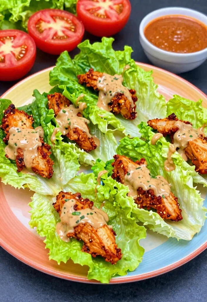 10 Keto Recipe Videos for Easy Visual Learning - 7. Buffalo Chicken Lettuce Wraps 1