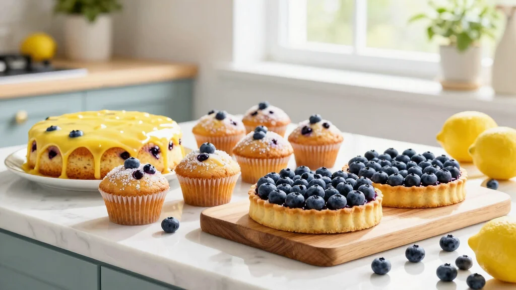10 Lemon Blueberry Dessert Recipes with Bright Fresh Flavor