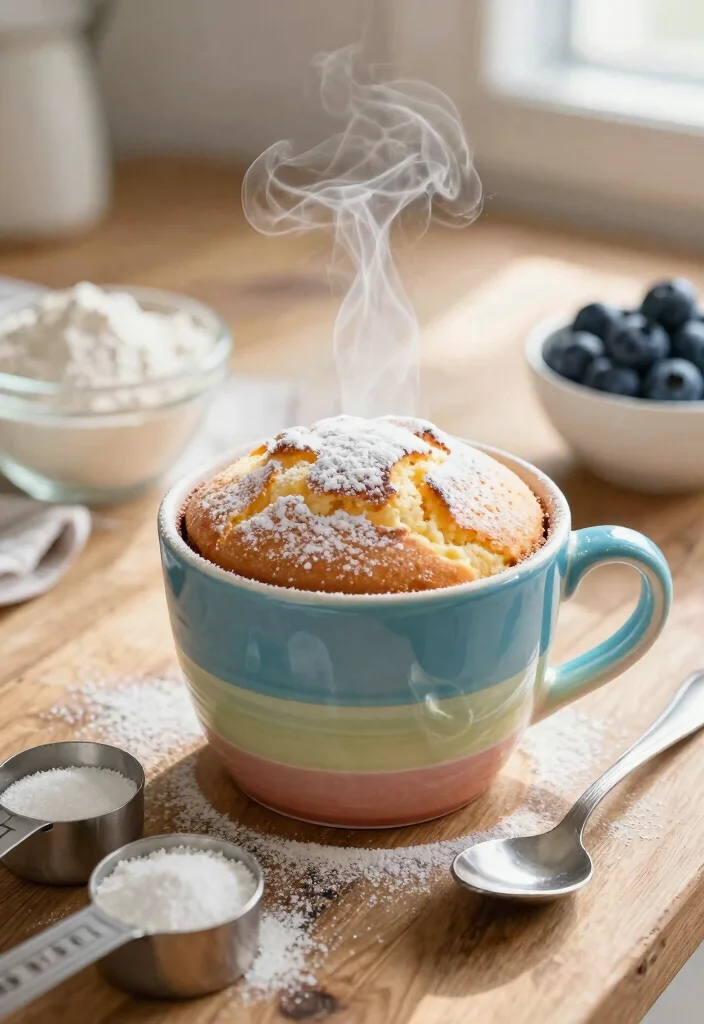 10 Microwave Dessert Recipes for Fast Sweet Fixes - 1. Classic Vanilla Mug Cake 1