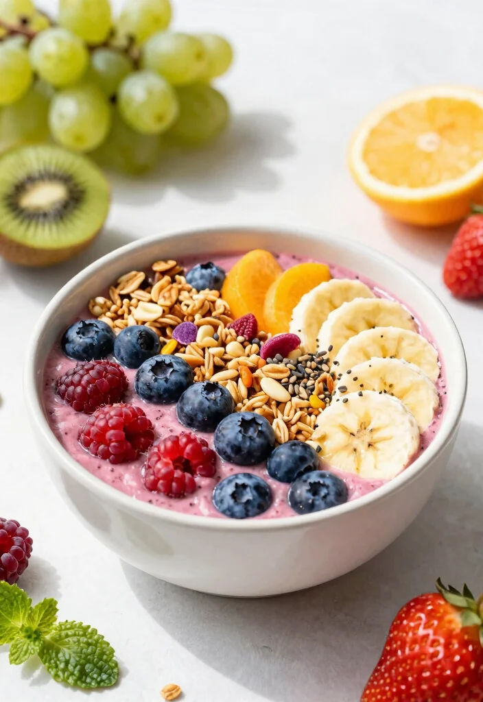 10 Soy Free Vegan Recipes for Clean Simple Meals - 10. Fruit Smoothie Bowl 1