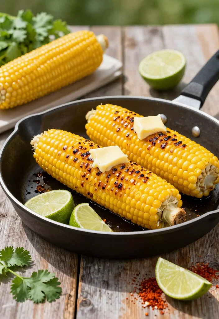 10 Vegan Blackstone Recipes for Easy Outdoor Cooking 34 10 Vegan Blackstone Recipes for Easy Outdoor Cooking - 4. Zesty Grilled Corn on the Cob 1