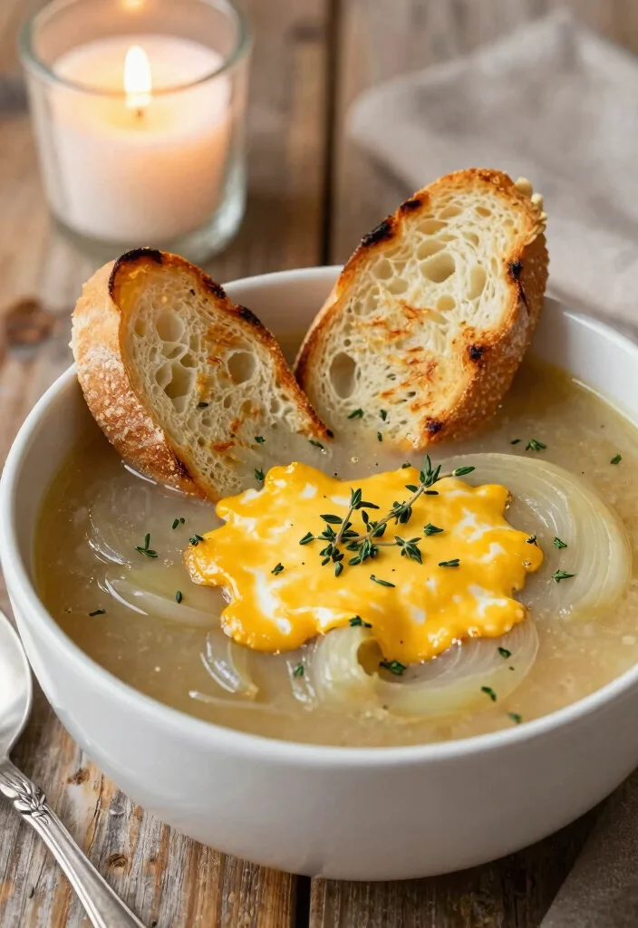 10 Vegan French Recipes with Classic Plant Based Style - 9. Vegan Soupe à l'Oignon 1