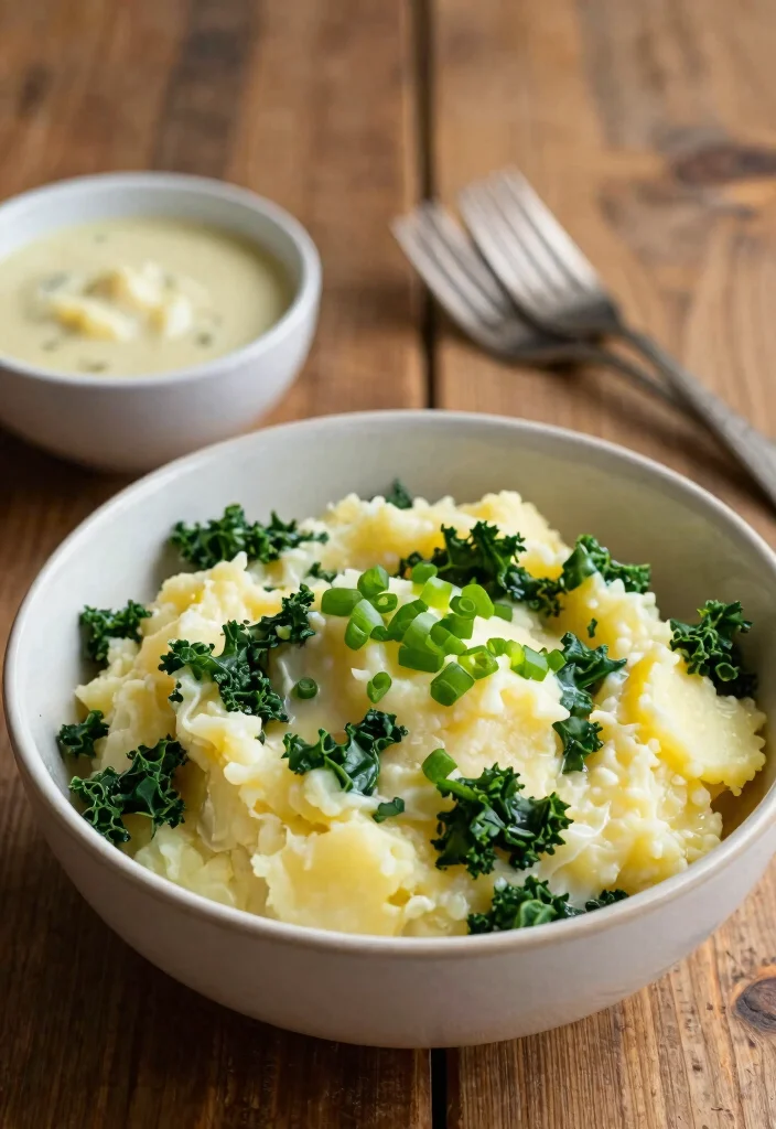 10 Vegan Irish Recipes with Cozy Traditional Flavor 34 10 Vegan Irish Recipes with Cozy Traditional Flavor - 4. Colcannon – Irish Mashed Potatoes with Kale 1