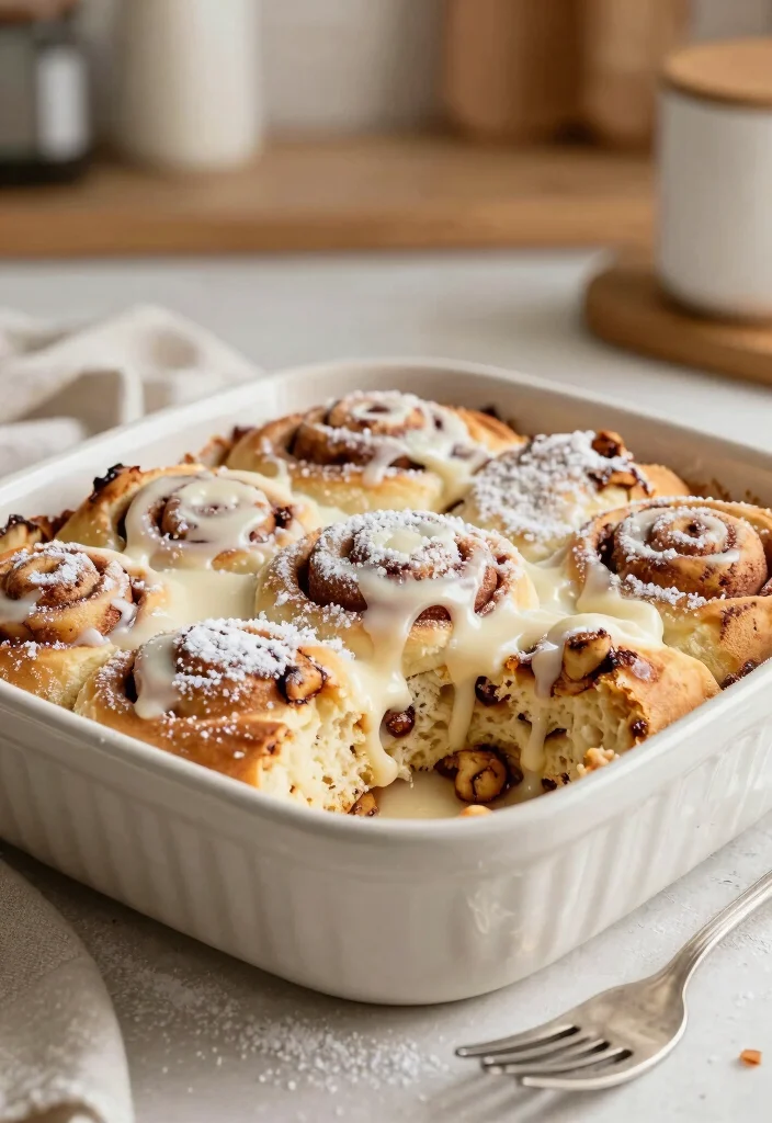 12 Autumn Dessert Recipes for Cozy Seasonal Baking - 3. Cinnamon Roll Casserole 1
