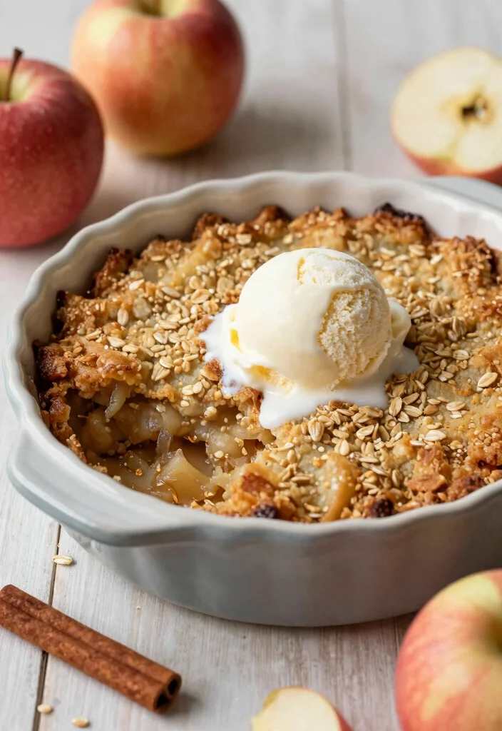 12 Autumn Dessert Recipes for Cozy Seasonal Baking - 8. Apple Crisp with Oat Topping 1