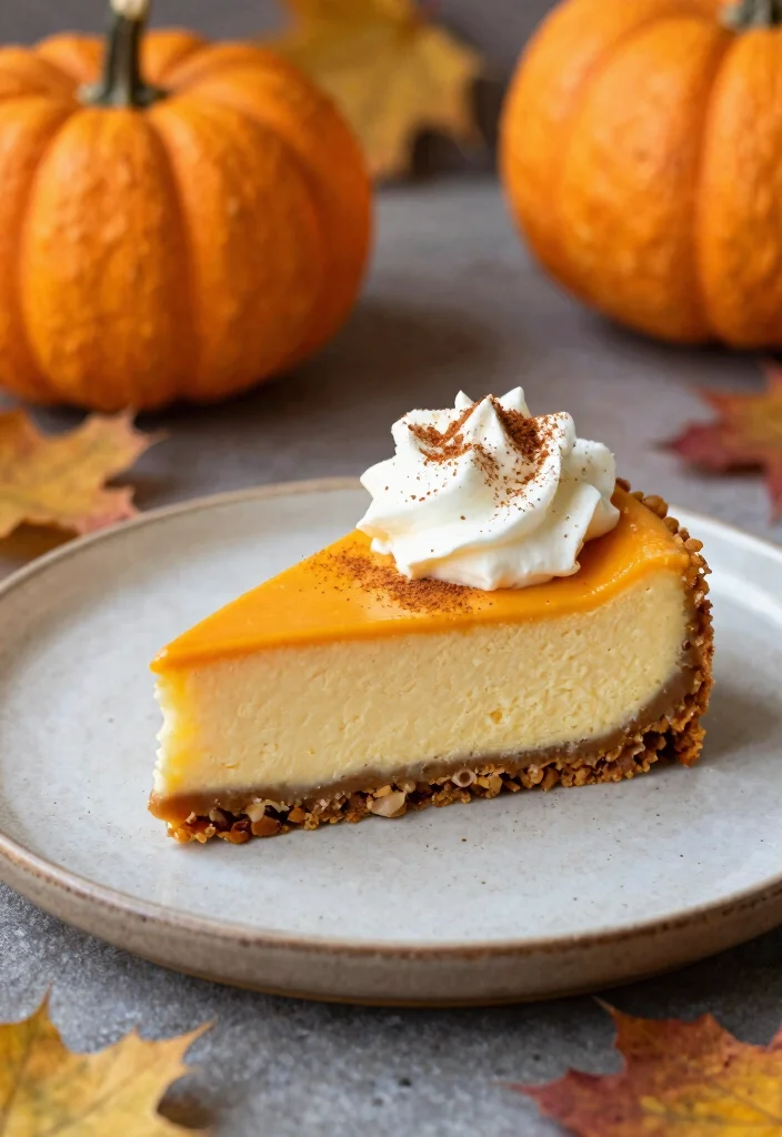 12 Autumn Dessert Recipes for Cozy Seasonal Baking - 9. Pumpkin Cheesecake 1