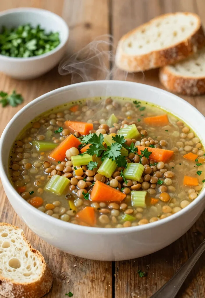 12 Clean Eating Instant Pot Recipes for Busy Days - 3. Instant Pot Vegetable Lentil Soup 1