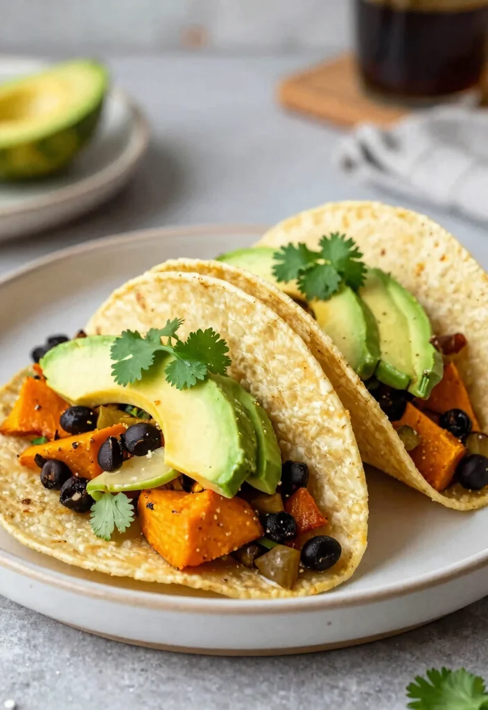 12 Clean Eating Instant Pot Recipes for Busy Days - 7. Instant Pot Sweet Potato & Black Bean Tacos 1