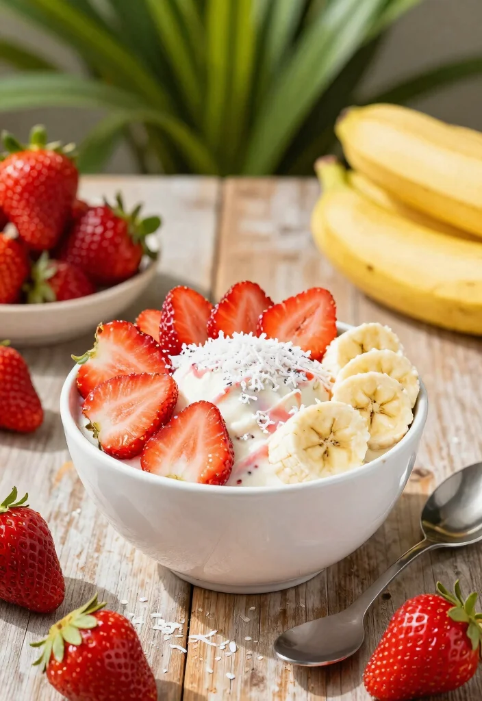 12 Fruity Dessert Recipes for Fresh Naturally Sweet Treats - 1. Strawberry Banana Nice Cream 1