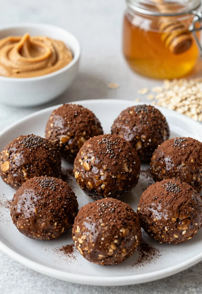 12 Healthy Protein Ball Recipes for Quick Energy Snacks - 1. Chocolate Peanut Butter Energy Bites 1