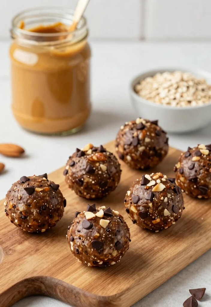 12 Healthy Protein Ball Recipes for Quick Energy Snacks - 9. Nutty Chocolate Chip Protein Balls 1