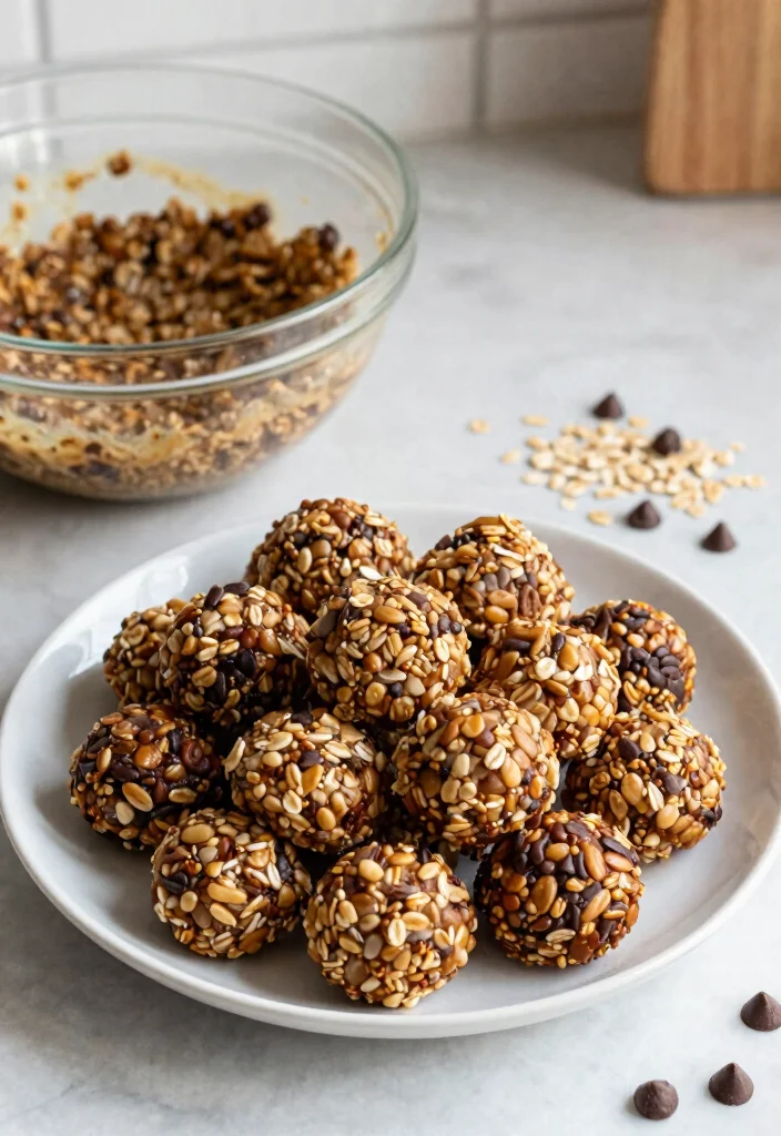 12 Healthy Snack Recipes for Easy Everyday Fuel 67 12 Healthy Snack Recipes for Easy Everyday Fuel - 7. Oatmeal Energy Bites 1