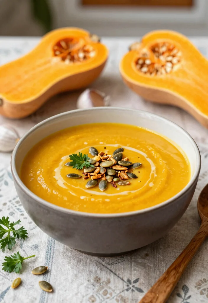12 Healthy Squash Recipes for Light Comfort Dishes 1 12 Healthy Squash Recipes for Light Comfort Dishes - 1. Creamy Butternut Squash Soup 1