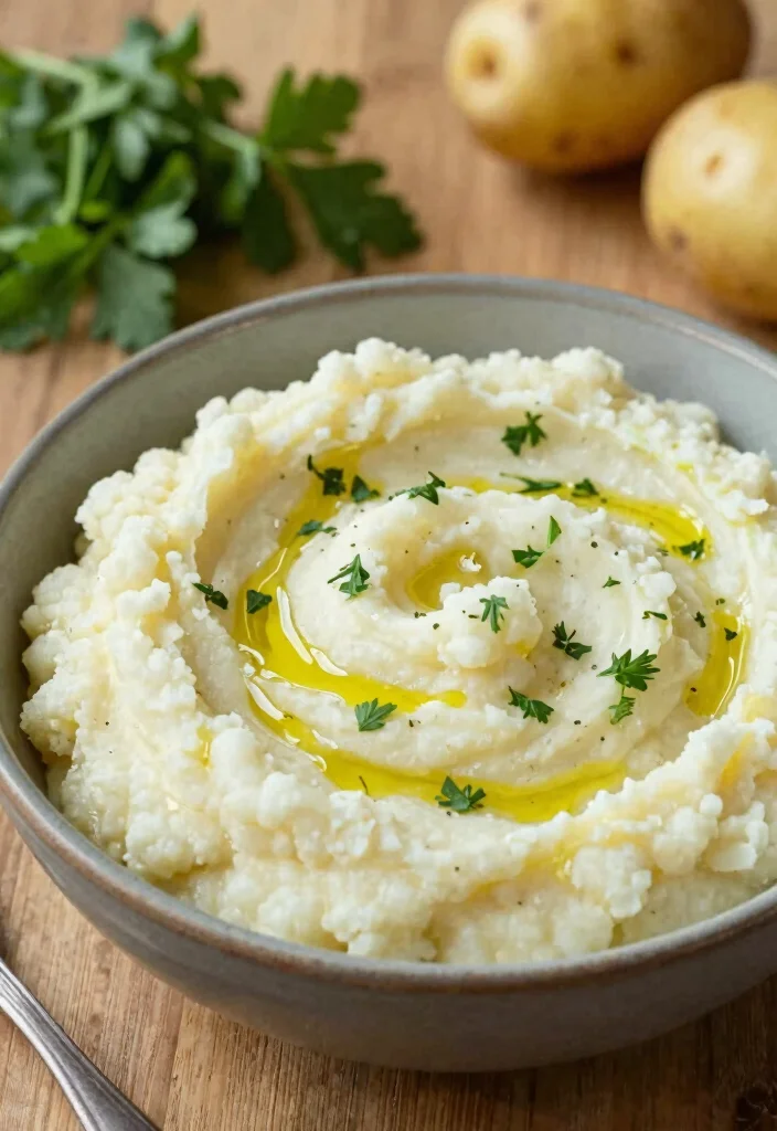 12 Heart Healthy Crockpot Recipes for Easy Nutritious Meals - 9. Cauliflower and Potato Mash 1