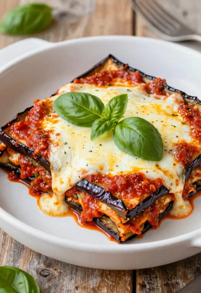 12 High Protein Low Carb Dinner Recipes for Filling Meals - 11. Eggplant Parmesan 1