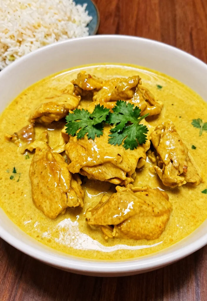 12 High Protein Low Carb Dinner Recipes for Filling Meals - 9. Coconut Curry Chicken 1