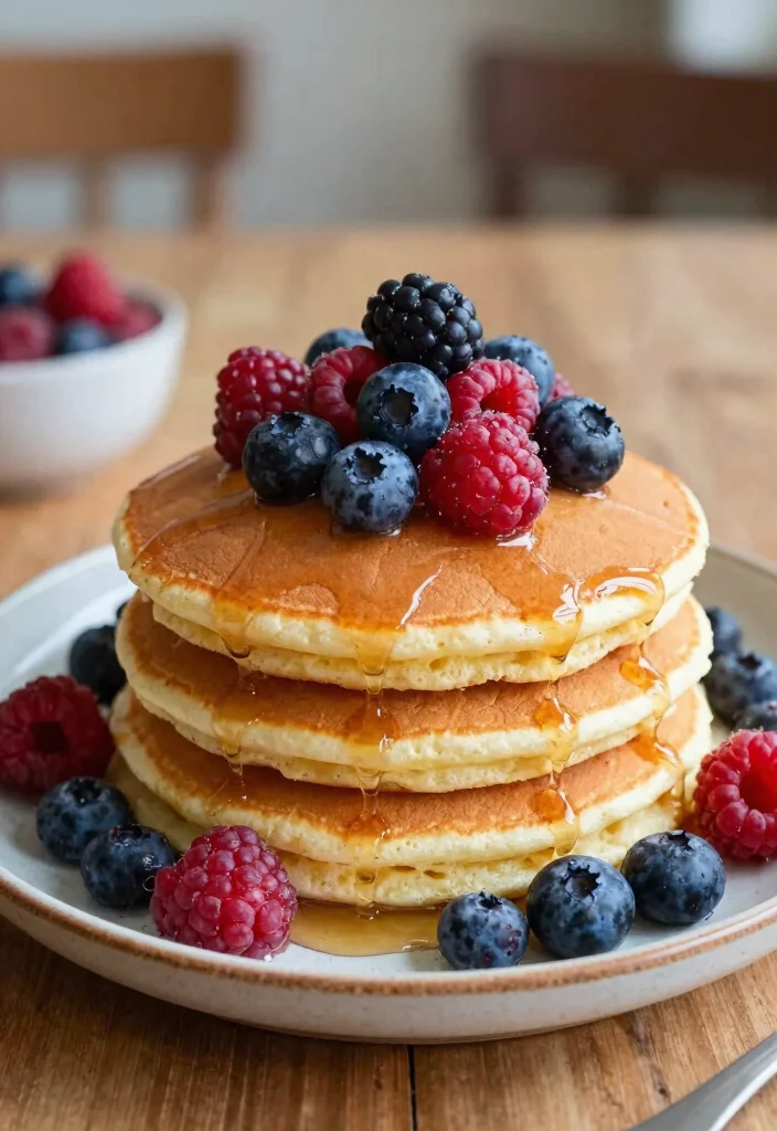 12 Keto Clean Eating Recipes for Simple Low Carb Meals - 12. Keto Pancakes with Berries 1