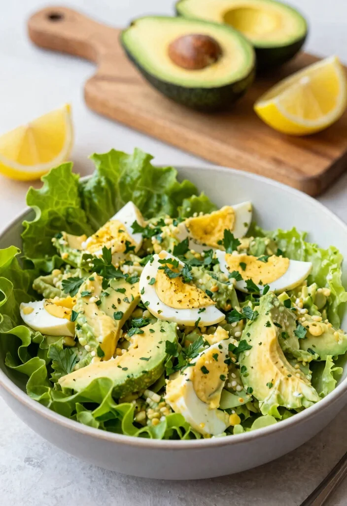 12 Keto Clean Eating Recipes for Simple Low Carb Meals - 3. Avocado Egg Salad 1