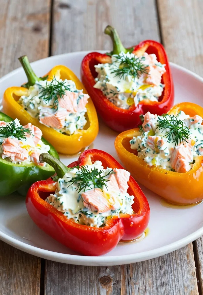 12 Keto Salmon Recipes for Easy Omega Rich Dinners 101 12 Keto Salmon Recipes for Easy Omega Rich Dinners - 10. Salmon and Cream Cheese Stuffed Peppers 1