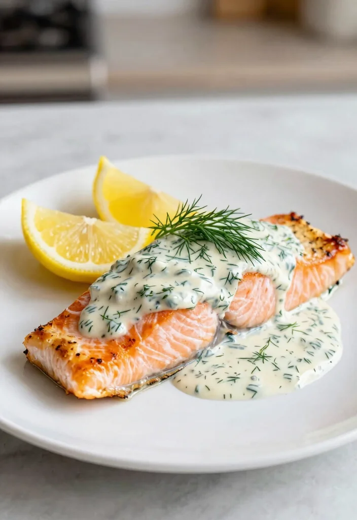 12 Keto Salmon Recipes for Easy Omega Rich Dinners 78 12 Keto Salmon Recipes for Easy Omega Rich Dinners - 8. Baked Salmon with Dill Sauce 1