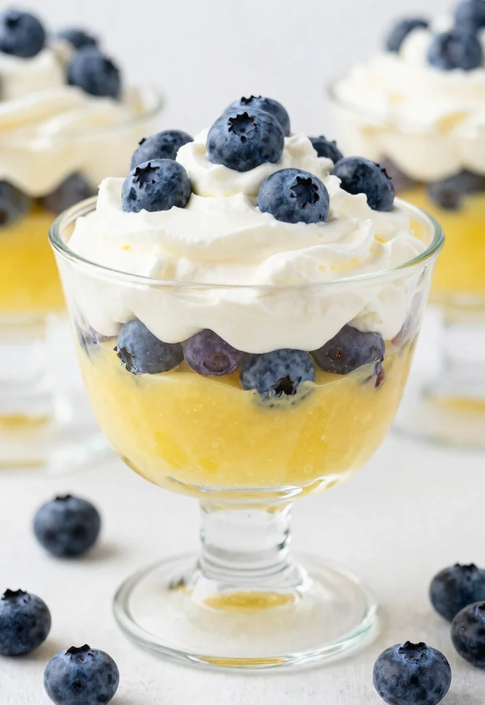 12 Layered Dessert Recipes for Beautiful Make Ahead Sweets - 3. Lemon Blueberry Trifle 1