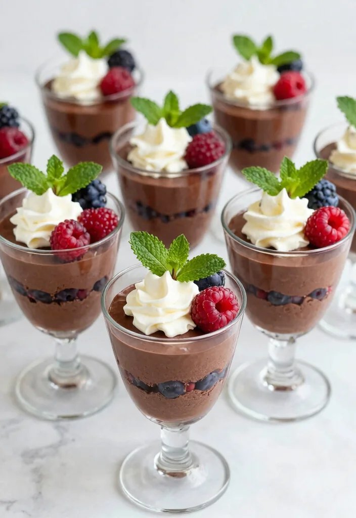 12 Layered Dessert Recipes for Beautiful Make Ahead Sweets - 9. Chocolate Berry Layered Dessert 1