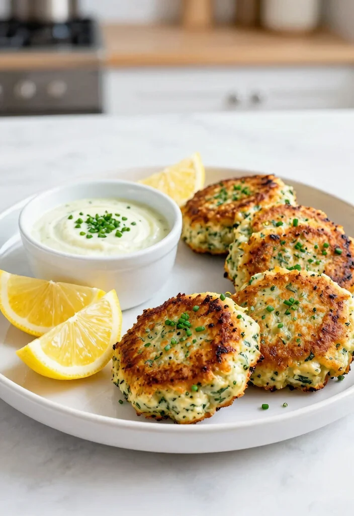 12 Lemon Dinner Recipes with Bright Fresh Flavor - 12. Lemon Chive Crab Cakes 1
