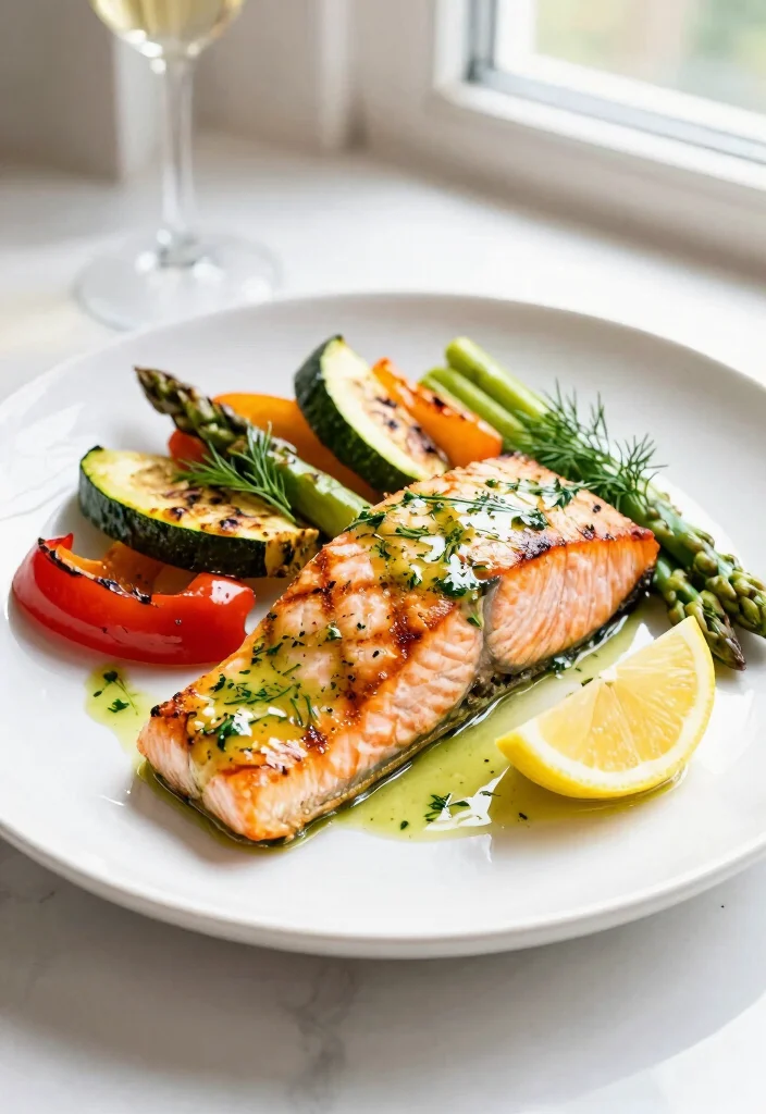 12 Lemon Dinner Recipes with Bright Fresh Flavor - 2. Lemon Herb Grilled Salmon 1