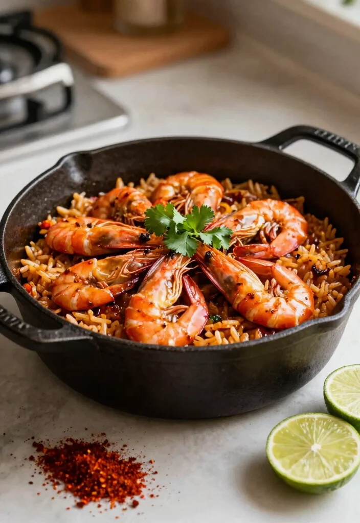 12 One Pot Dinner Recipes for Easy Weeknight Cooking 23 12 One Pot Dinner Recipes for Easy Weeknight Cooking - 3. Spicy One Pot Shrimp and Rice 1