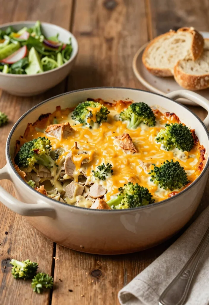 12 One Pot Dinner Recipes for Easy Weeknight Cooking 34 12 One Pot Dinner Recipes for Easy Weeknight Cooking - 4. One Pot Cheesy Broccoli and Chicken Casserole 1