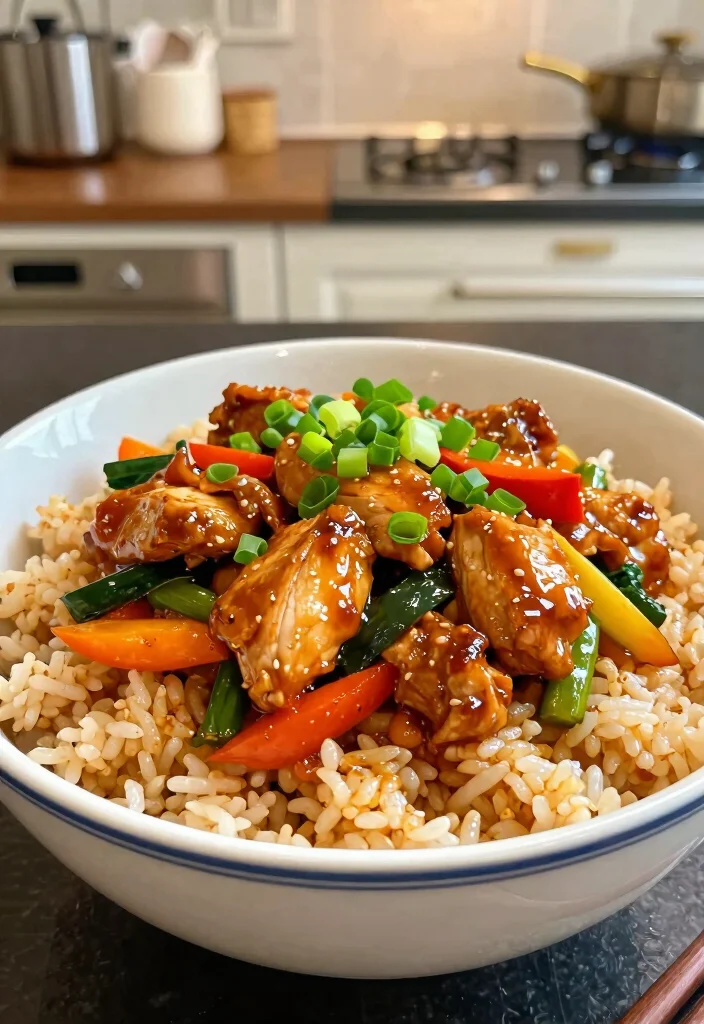 12 One Pot Dinner Recipes for Easy Weeknight Cooking 89 12 One Pot Dinner Recipes for Easy Weeknight Cooking - 9. One Pot Teriyaki Chicken Rice Bowl 1