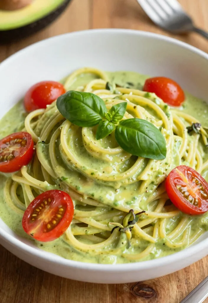 12 Plant Based Dinner Recipes for Clean Comfort Meals 34 12 Plant Based Dinner Recipes for Clean Comfort Meals - 4. Creamy Avocado Pasta 1